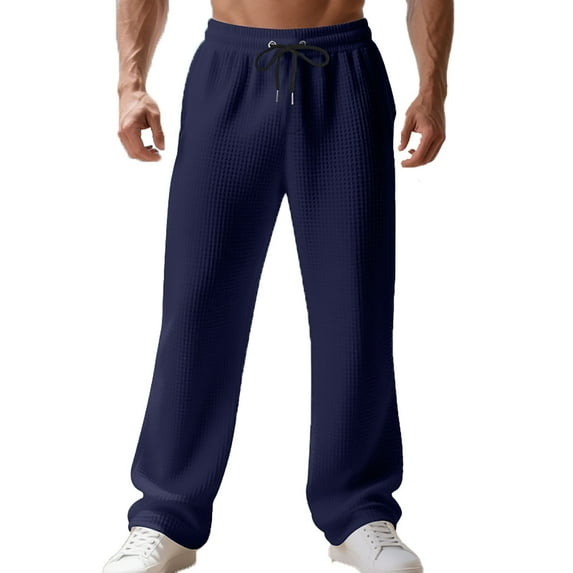 Men's Joggers with Soft Stretch Fabric, Slim Fit Tapered Design, Secure Zipper Pockets and Adjustable Waistband Suitable for Gym, Travel, Outdoor Sports or Home Comfort