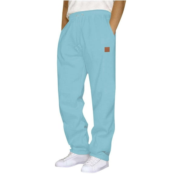 Men's Joggers Sports Pants - Casual Trousers with Behind Pocket and Drawstring, Comfortable for Everyday Wear or Workouts