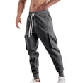 thumbnail image 1 of Men's Joggers with Stylish Slim Fit, Breathable Fabric, Adjustable Waistband and Multi-Pocket Design for Gym, Outdoor Training, Travel, Running or Casual Daily Wear, 1 of 4