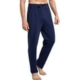 thumbnail image 1 of Men's Joggers Sweatpants Open Bottom Straight Leg Loose Fit Athletic Running Casual Pants With Functional Pockets Pants Mens Fashion Joggers Sports Pants Trousers Mens Long Pants, 1 of 3