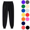 thumbnail image 1 of Men's Joggers Sweatpants with Pockets Stretchable Drawstring Waist for Gym Running Daily Casual Wear Black S, 1 of 6