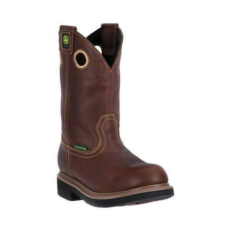 Men s John Deere Boots 11 Waterproof Pull On Work Boot 4285