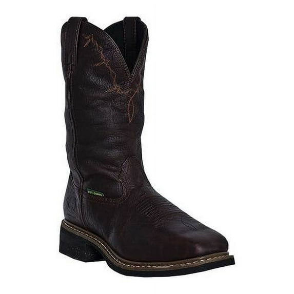 Men's John Deere Boots 11" Western Pull-On Steel Toe 5375 Boot