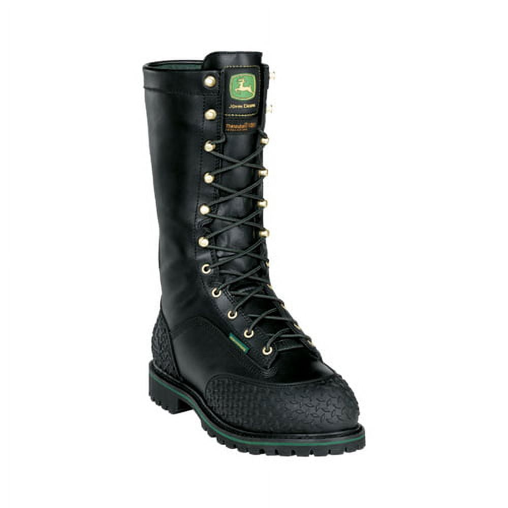 Men s John Deere Boots 12 Insulated Waterproof Safety Toe Miners Boot Walmart
