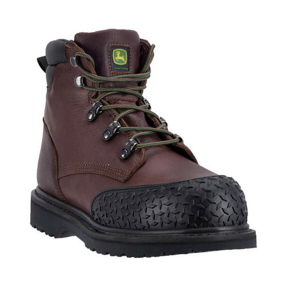 Men s John Deere Boots 6 All Around Steel Toe Lace Up Work Boot 6345 Walmart