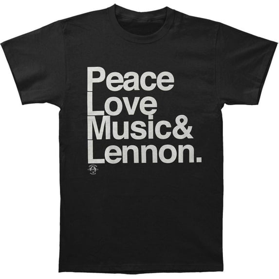 Men's John Lennon John Lennon Ampersand T-shirt XX-Large Black