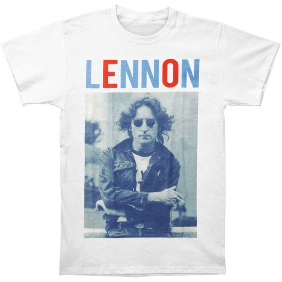 Men's John Lennon John Lennon Red White & Lennon T-shirt Medium White