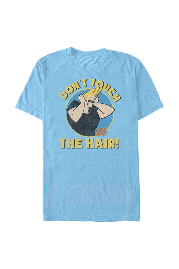 Men's Johnny Bravo Don't Touch the Hair Graphic T-Shirt