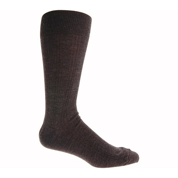 Men's Johnston & Murphy Wool Ribbed Slack Length Charcoal One Size (10)