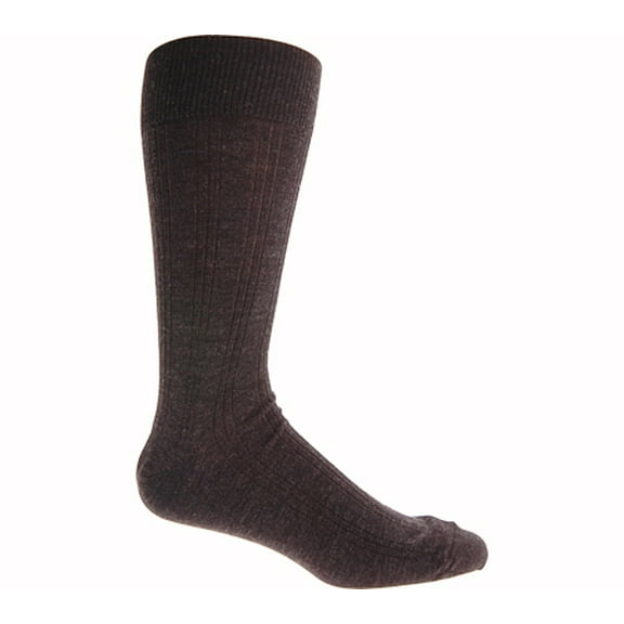 Men's Johnston & Murphy Wool Ribbed Slack Length Charcoal One Size (10)