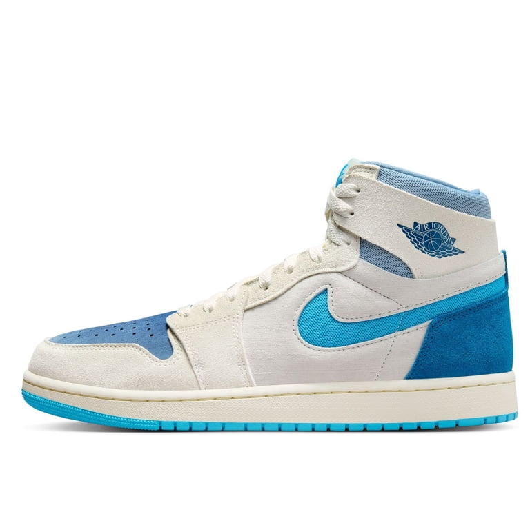 Men's Jordan 1 High Zoom Air CMFT 2 Sail/DK Pwdr Bl-Bl Gry (DV1307
