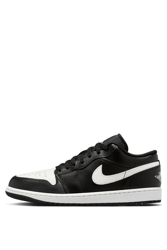 Men's Jordan 1 Low Black/Summit White (553558 043) - 10