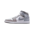 thumbnail image 1 of Men's Jordan 1 Low Mid White/Cool Grey-Medium Grey (HF3216 100) - 9.5, 1 of 5