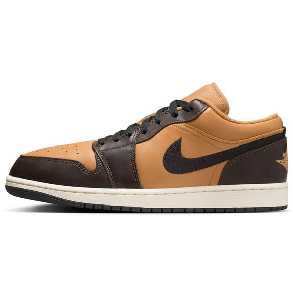 Men's Jordan 1 Low SE Flax/Black-Baroque Brown (HQ3603 201) - 7.5