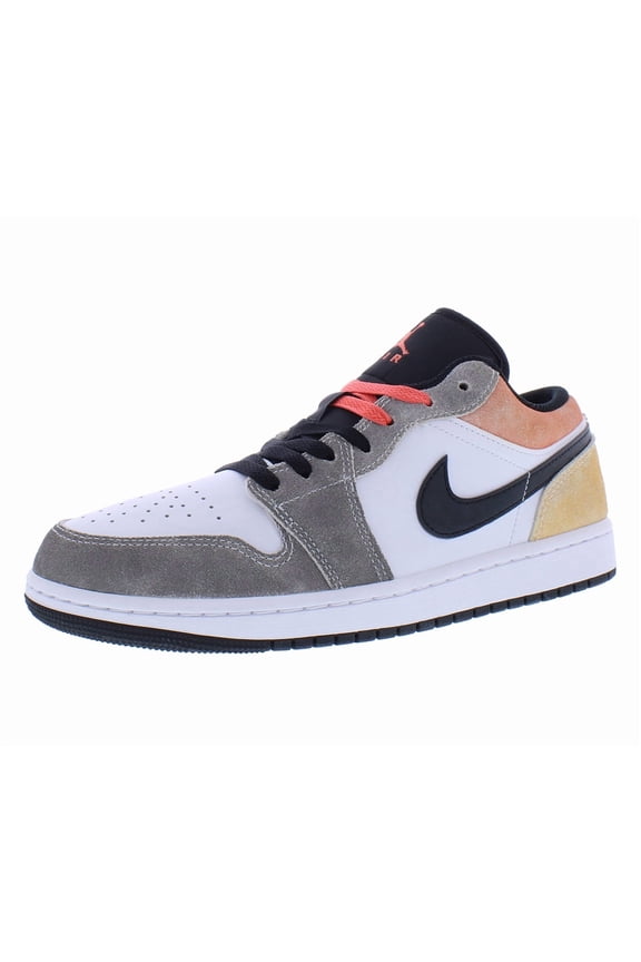 Men's Jordan 1 Low SE "Flight Club" Black/Sundial-Magic Ember (DX4334 008) - 13