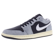 Men's Jordan 1 Low SE LT Smoke Grey/Black-Sail (HQ2010 012) - 10.5