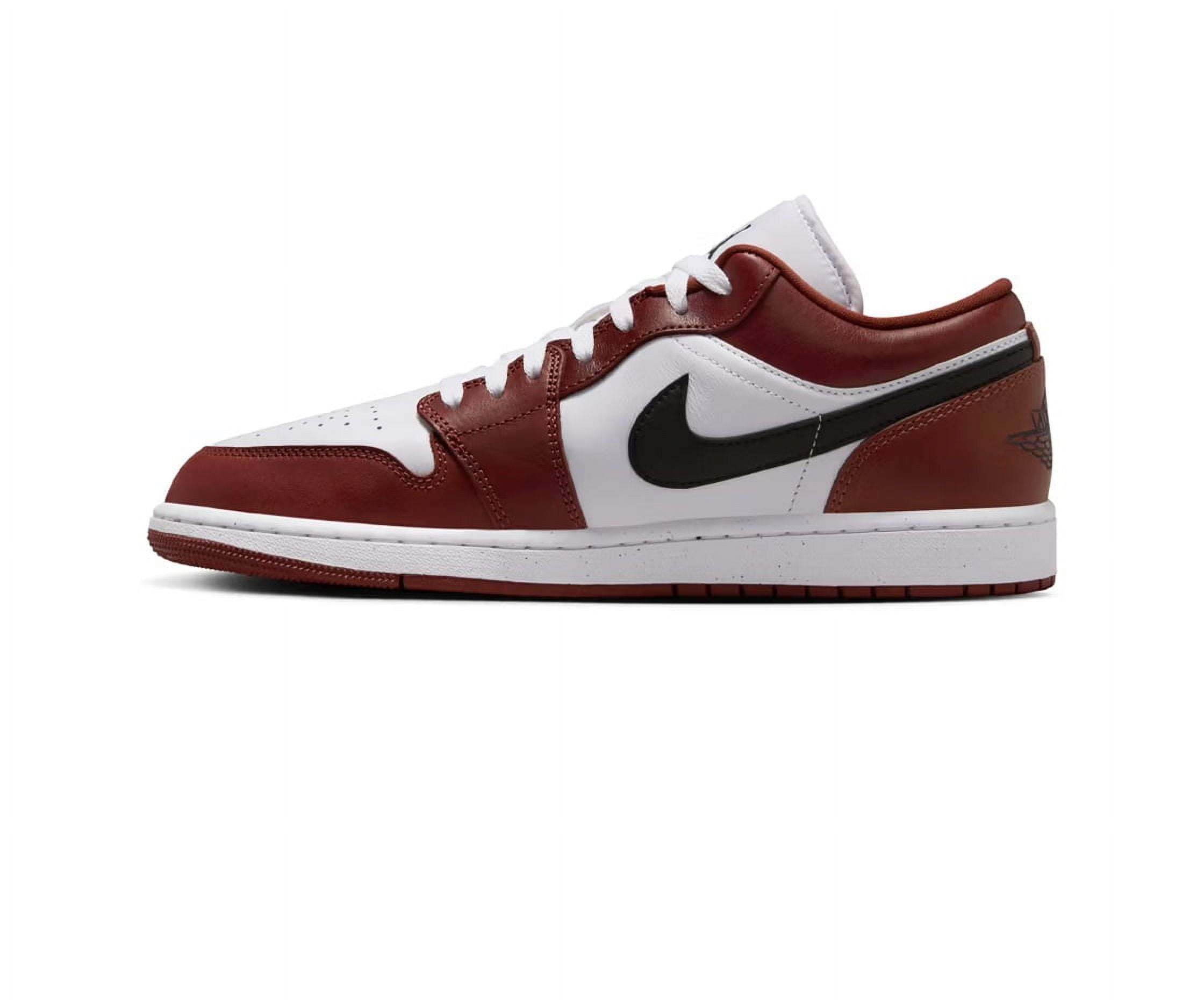 Men's Jordan 1 Low SE White/Black-Dark Pony (HF3148 102) - 10