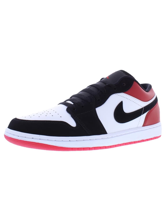 Air Jordan 1 Low SE Leather Mens Shoes Size 12, Color: White/Black/Varsity Red