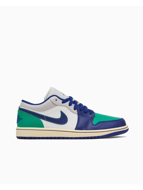 Men's Jordan 1 Low Sail/Deep Royal Blue (553558 147) - 8.5