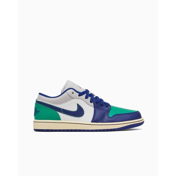 Men's Jordan 1 Low Sail/Deep Royal Blue (553558 147) - 8