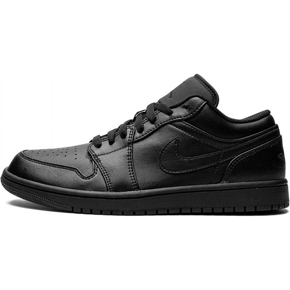 Men's Jordan 1 Low "Triple Black" Black/Black-Black (553558 093) - 9.5
