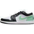thumbnail image 1 of Men's Jordan 1 Low White/Black-Green Glow (553558 131) - 9, 1 of 4
