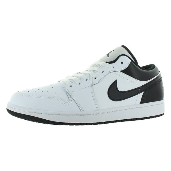 Men's Jordan 1 Low White/Black-White (553558 132) - 13