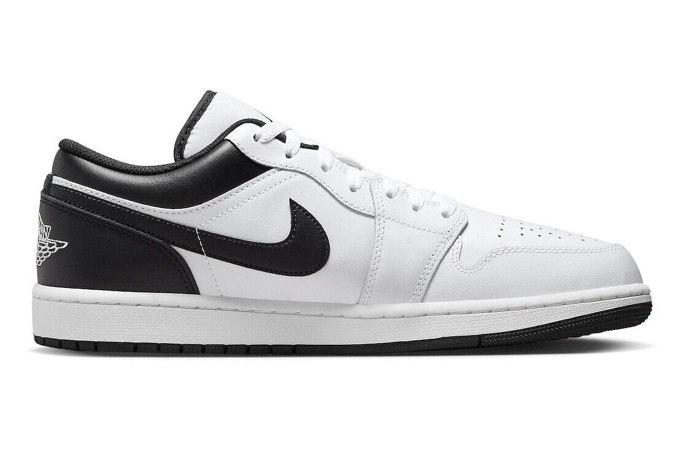 Men's Jordan 1 Low White/Black-White (553558 132) - 8