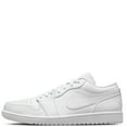 thumbnail image 1 of Men's Jordan 1 Low White/White-White (553558 136) - 9, 1 of 4