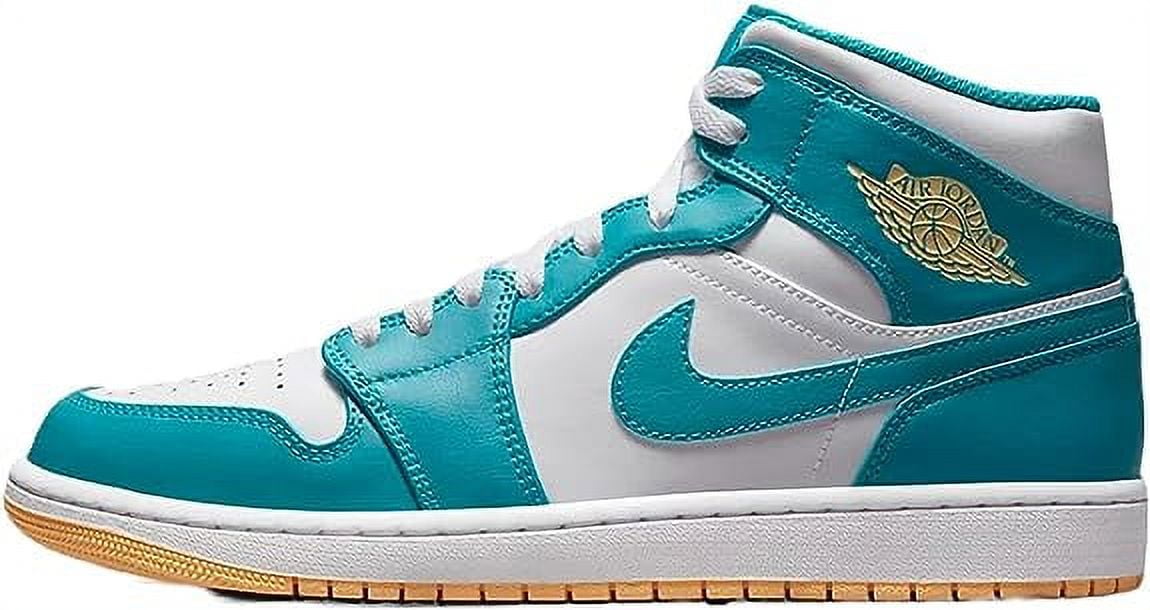 NEW Nike Air Jordan 1 Mid Aquatone Celestial Gold DQ8426-400 Men\'s Size Multi Jordan 1 Mid Aquatone Men main image 3
