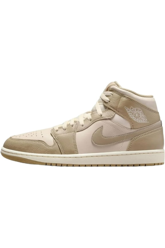 Men's Jordan 1 Mid Legend LT Brown/Khaki-Phantom (HF4830 203) - 8.5