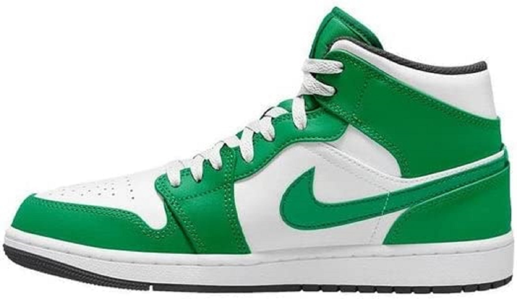 Men's Jordan 1 Mid Lucky Green/BlackWhite (DQ8426 301) 12