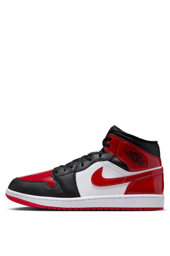 Men's Jordan 1 Mid SE Black/Varsity Red-White (HV4091 006) - 9.5