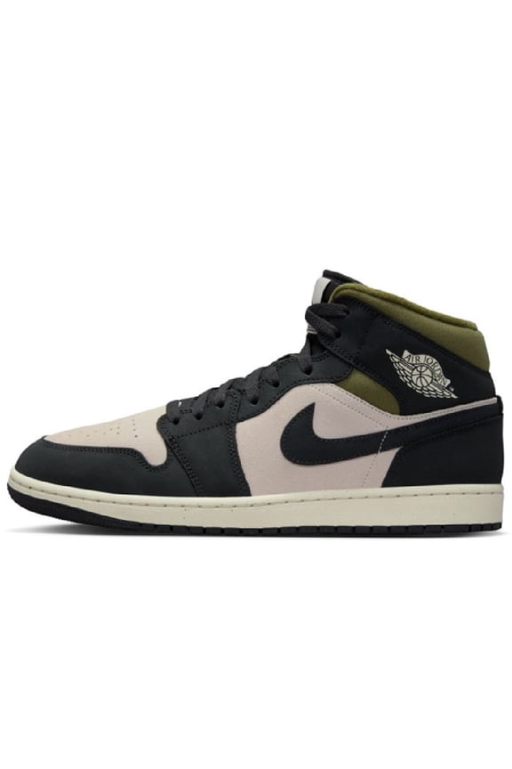 Men's Jordan 1 Mid SE LT Orewood Brn/Off Noir (HV4091 102) - 10.5