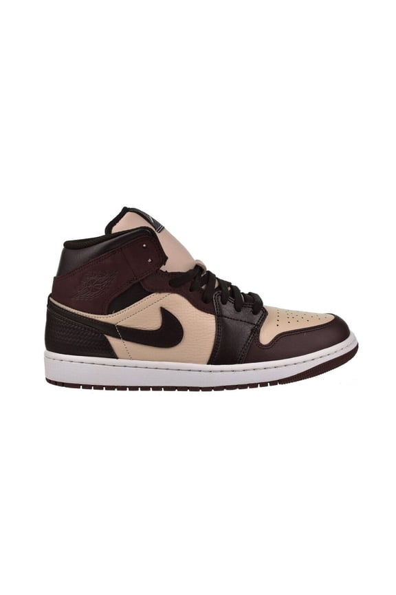 Air Jordan 1 Mid SE "Paris YMCA" Men's Shoes Velvet Brown-Sanddrift fz4359-200