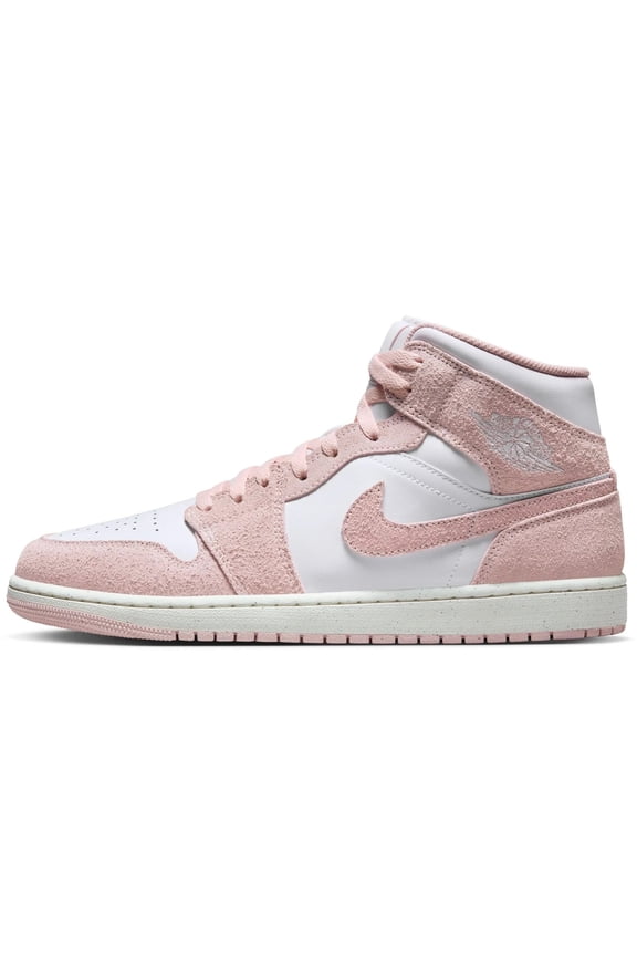 Men's Jordan 1 Mid SE White/Legend Pink-Sail (FN5215 161) - 11.5