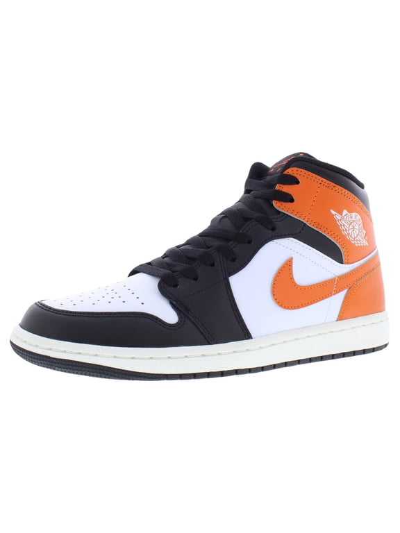 Men's Jordan 1 Mid Starfish/Black-White-Sail (DQ8426 801) - 10