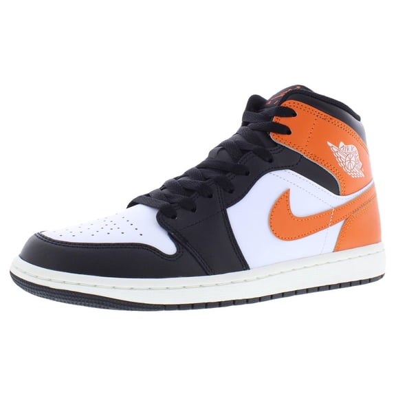 Men's Jordan 1 Mid Starfish/Black-White-Sail (DQ8426 801) - 9.5