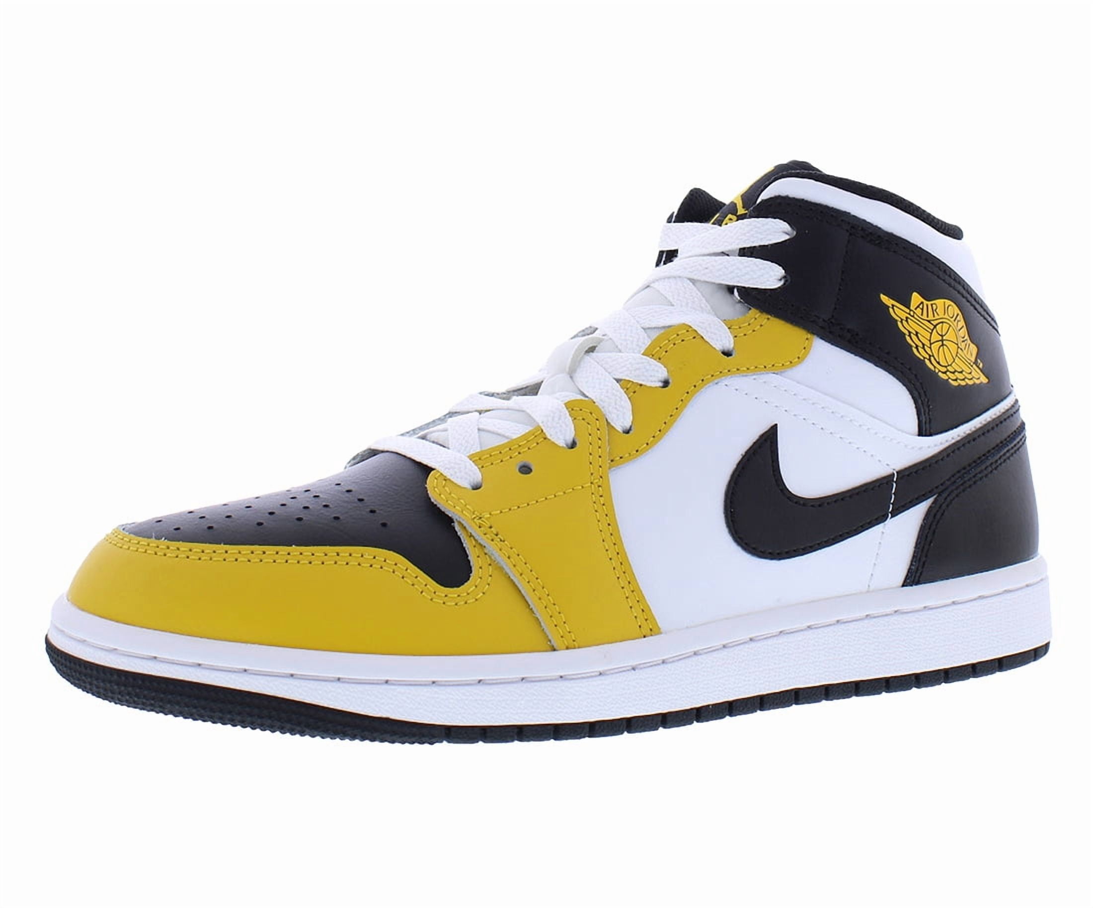 (購入不可)NIKE AIR JORDAN 1 BMP YELLOW 26.5 Nike Air Jordan 1 Mid Yellow Ochre / Black - White DQ8426-701