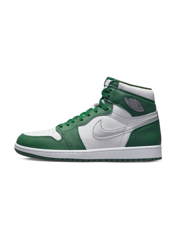 Men's Jordan 1 Retro High OG Gorge Green/Metallic Silver (DZ5485 303) - 8