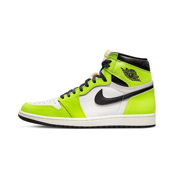 Men's Jordan 1 Retro High OG "Visionaire" Volt/Black-Sail (555088 702) - 12.5