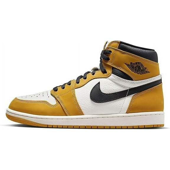 NIKE Men's Jordan 1 High OG “Yellow Ochre” Size 8.5 Yellow Ochre/Black-Sail