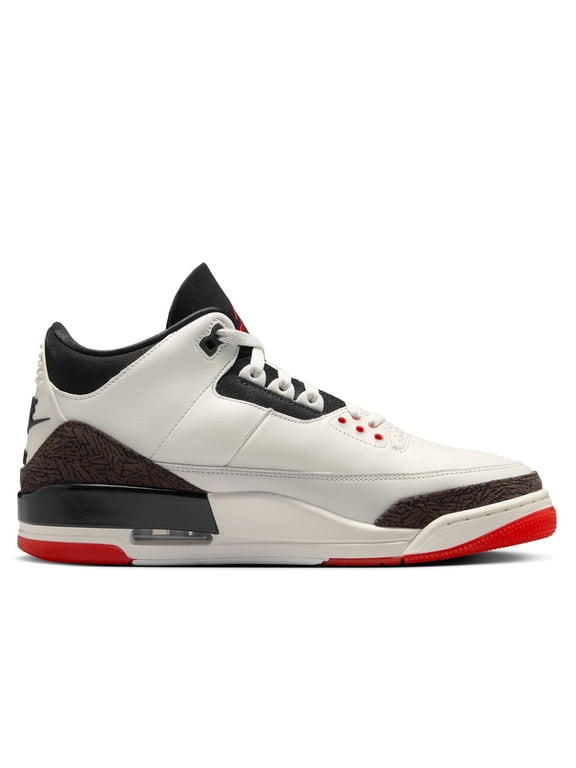 Men's Jordan 3 Retro OG "World's Best Dad" Sail/Black-Red (IF4396 103) - 12