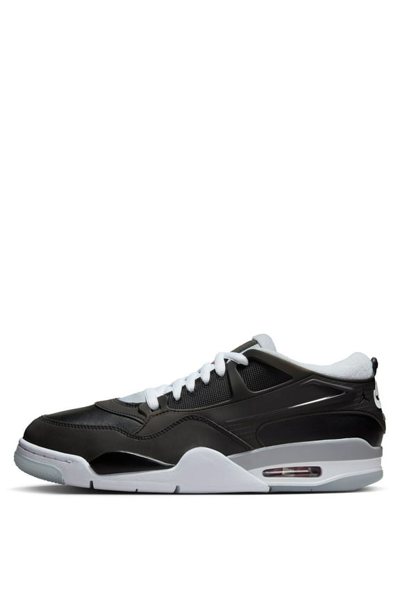 Men's Jordan 4 RM PRM Black/Fire Red-Wolf Grey-White (HV5184 010) - 13