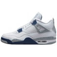 thumbnail image 1 of Men's Jordan 4 Retro "Midnight Navy" White/Midnight Navy (DH6927 140) - 9, 1 of 6