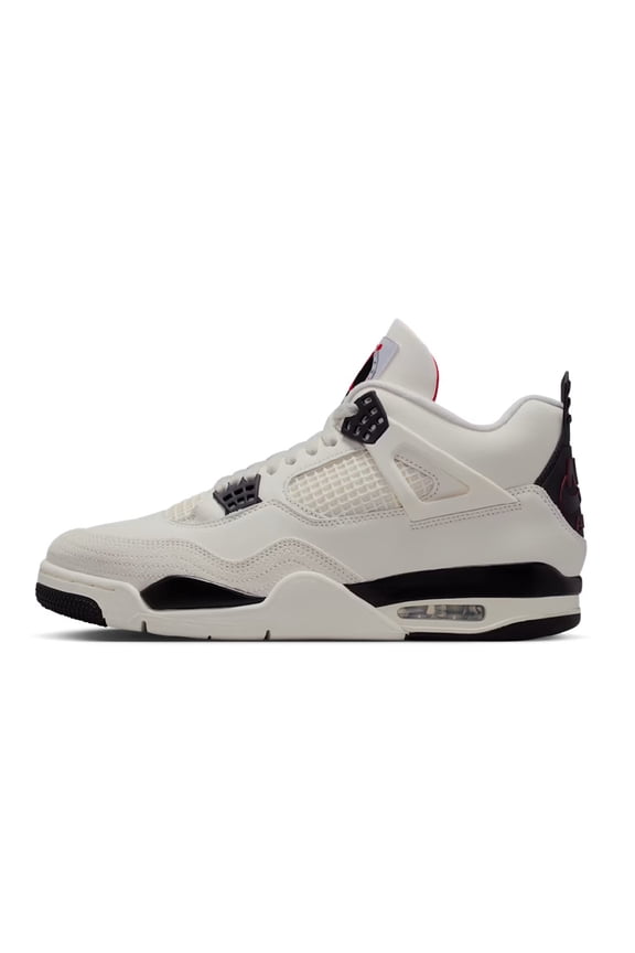 Men's Jordan 4 Retro OG FC "Flight Club" Sail/Black-University Red (IM4002 100) - 10.5
