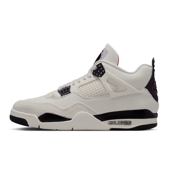 Men's Jordan 4 Retro OG FC "Flight Club" Sail/Black-University Red (IM4002 100) - 10