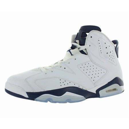 Men's Jordan 6 Retro "Midnight Navy" White/Midnight Navy (CT8529 141) - 9.5