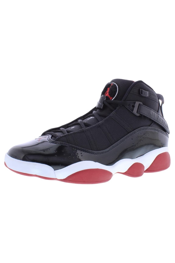 Men's Jordan 6 Rings Black/Varsity Red-White (322992 062) - 11