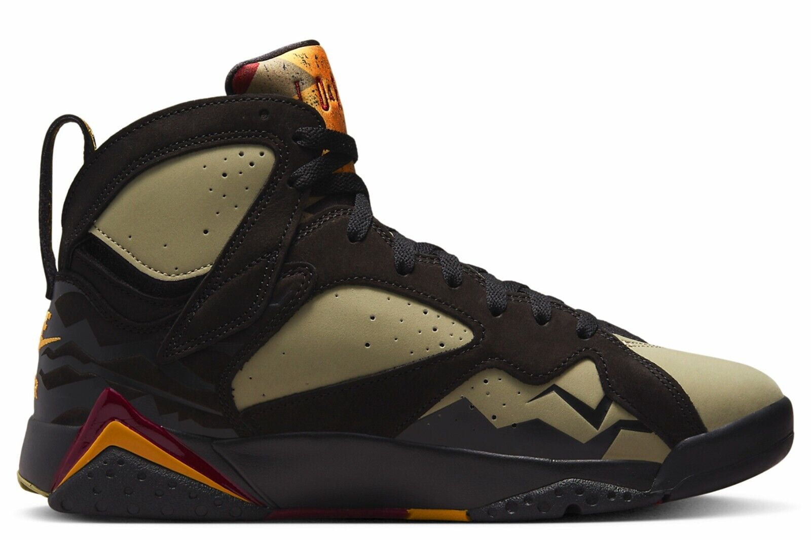 jordan black and red 7
